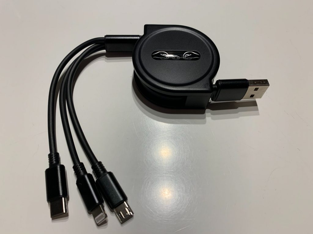 950円 最大42%OFFクーポン Cable Matters USB Type Cケーブル 巻き取り式 C巻き取り充電ケーブル 高出力 3A 急速充電 2本